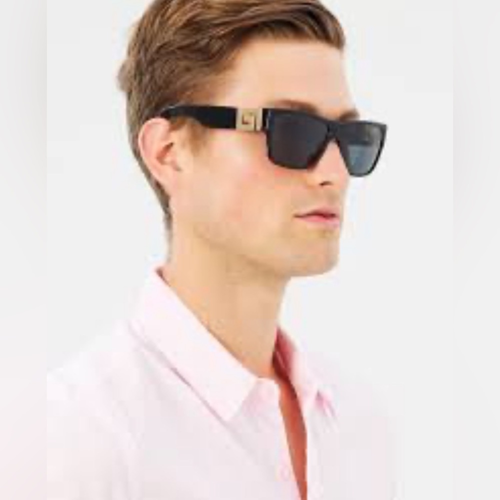 Versace VE4403 GB1/87 Black/ Grey Square Unisex Sunglasses